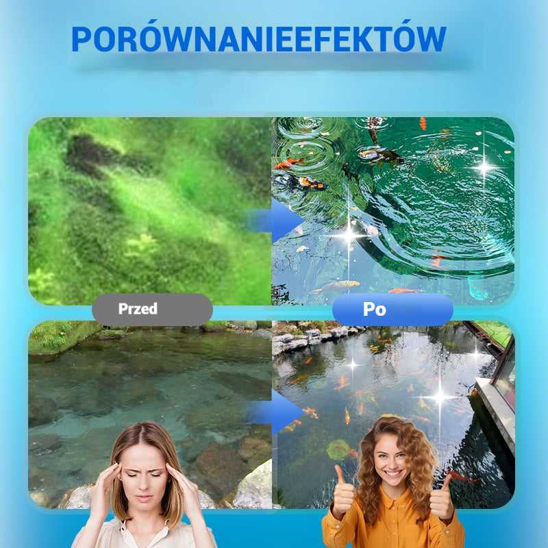 🐟 【Kup 1, a 1 dostaniesz gratis 】500 g Premium Pond Powder | Klarowanie wody i kontrola glonów 🌊