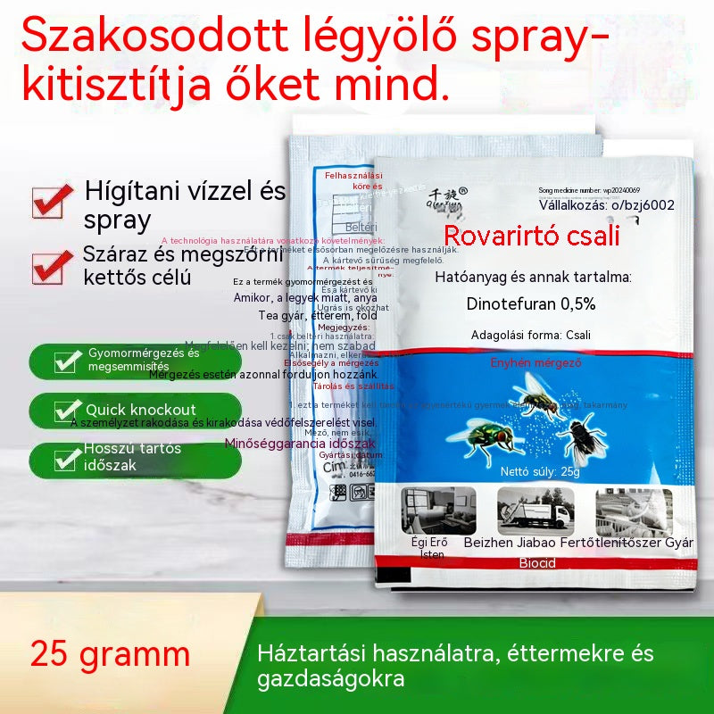 【10 csomag】🦟 Kifejezetten szúnyogok és legyek irtására tervezték gazdaságokban, egyetlen csomaggal elpusztíthatja a bolhákat/szöcskéket/csótányokat/legyeket/szúnyogokat!
