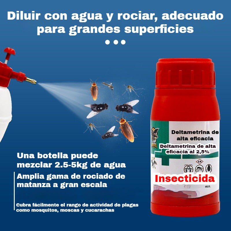 💥2 botellas👍Insecticida, mata moscas biológico, mata cucarachas, mata mosquitos, rociador para áreas grandes