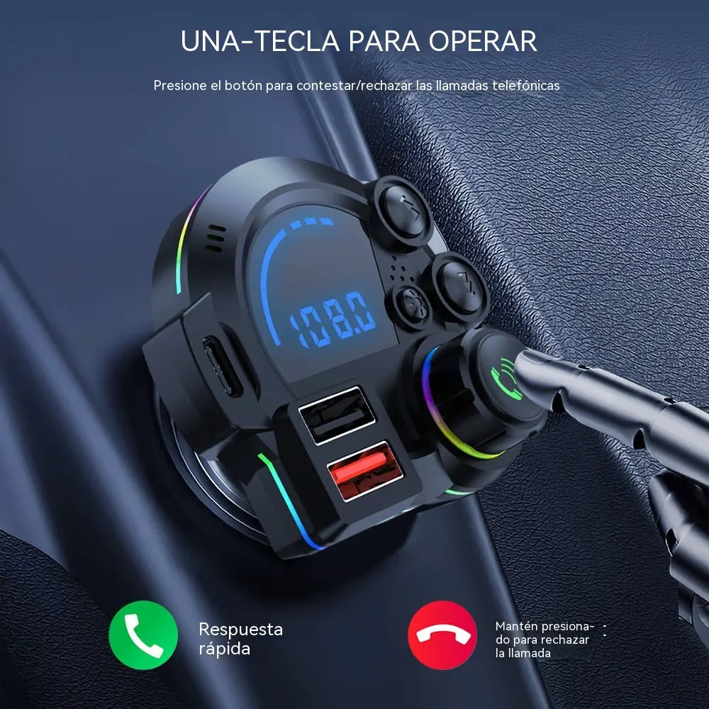 ⏳【Korlátozott ideig érvényes ajánlat】🔥Kétportos Bluetooth FM adó autóba mindenkinek