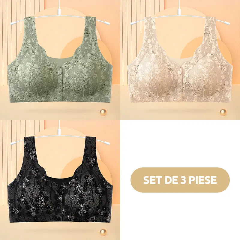 đă3-dielne balenieăDĂĄmska podprsenka bez kostic s gombĂkmi vpredu â¤ď¸ă40-100 kgă