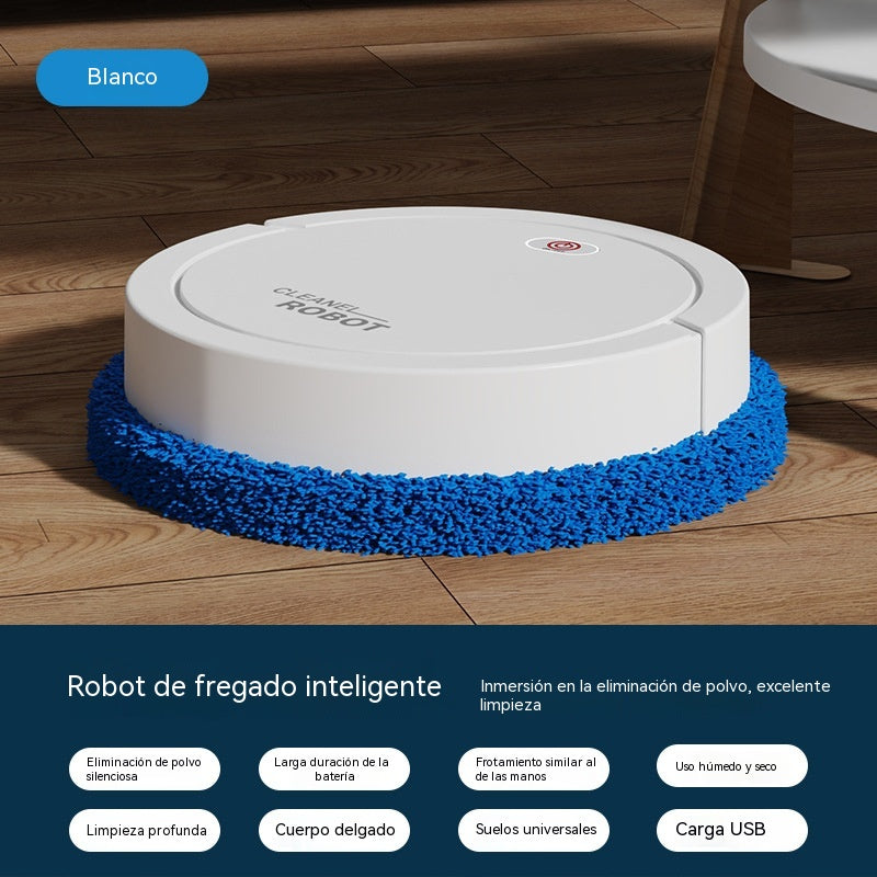 🏠🔹 Robot inteligente de limpieza para el hogar, barredora húmeda y seca.