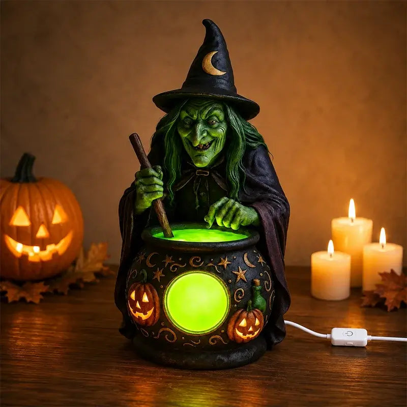 đ§ââïžđHalloweeni boszorkĂĄnyszobor az ĂŒstben