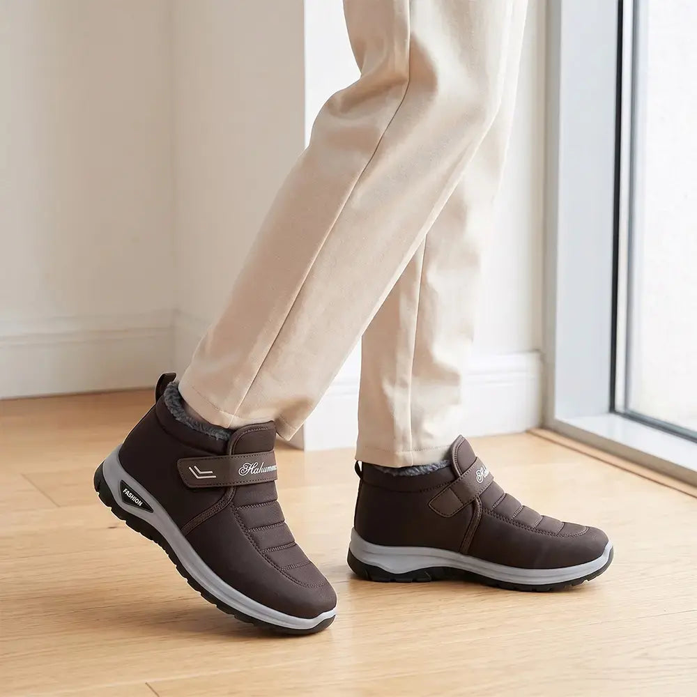 ❄️Bélelt női téli cipő tépőzártal – fagyban is meleg a lábad