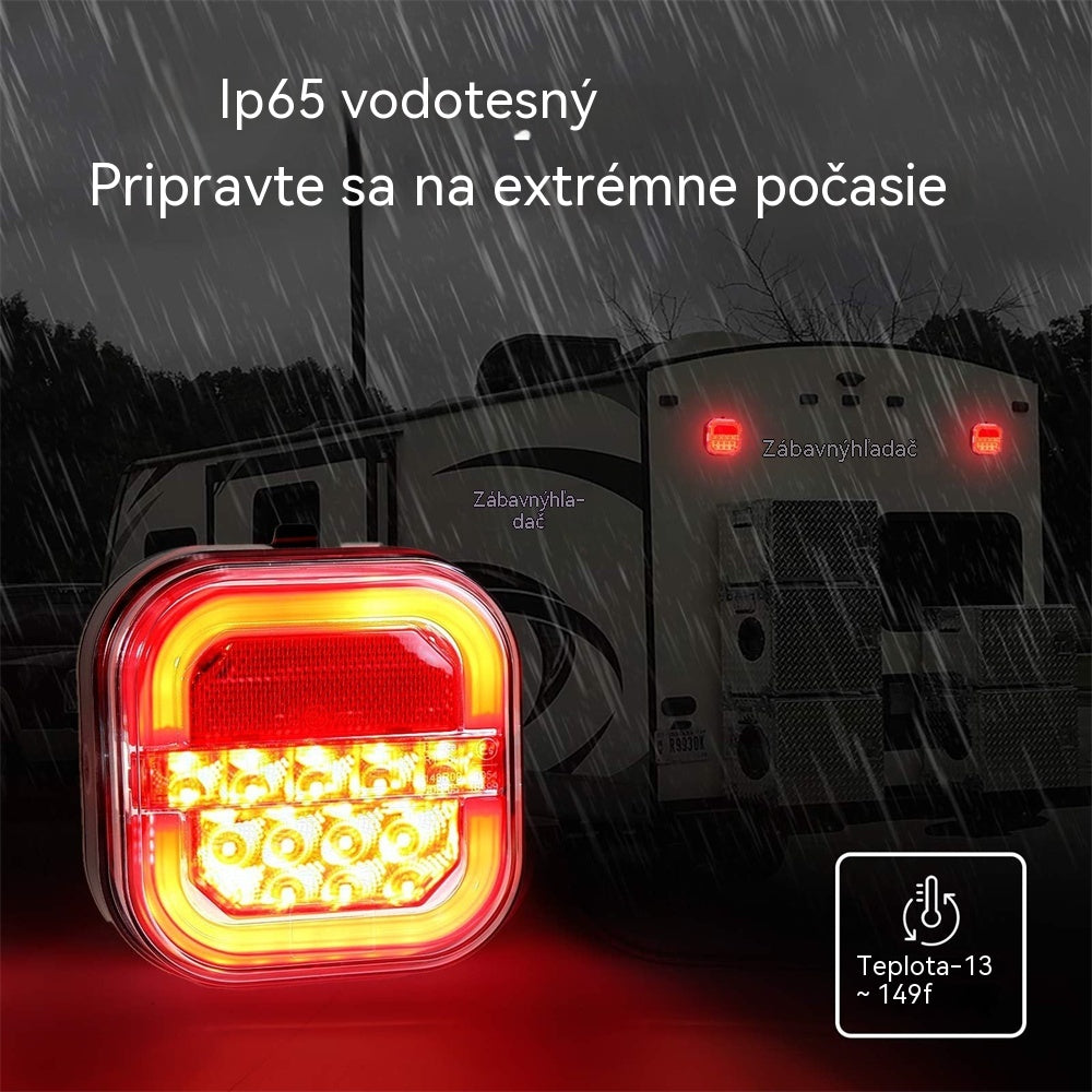 【Univerzálne 12V/24V】 LED svetlá pre prívesy