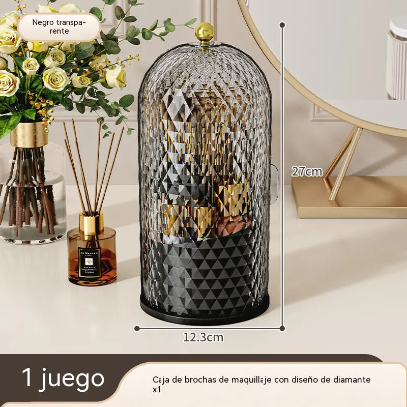 Caja de almacenamiento de cosméticos multifuncional de lujo