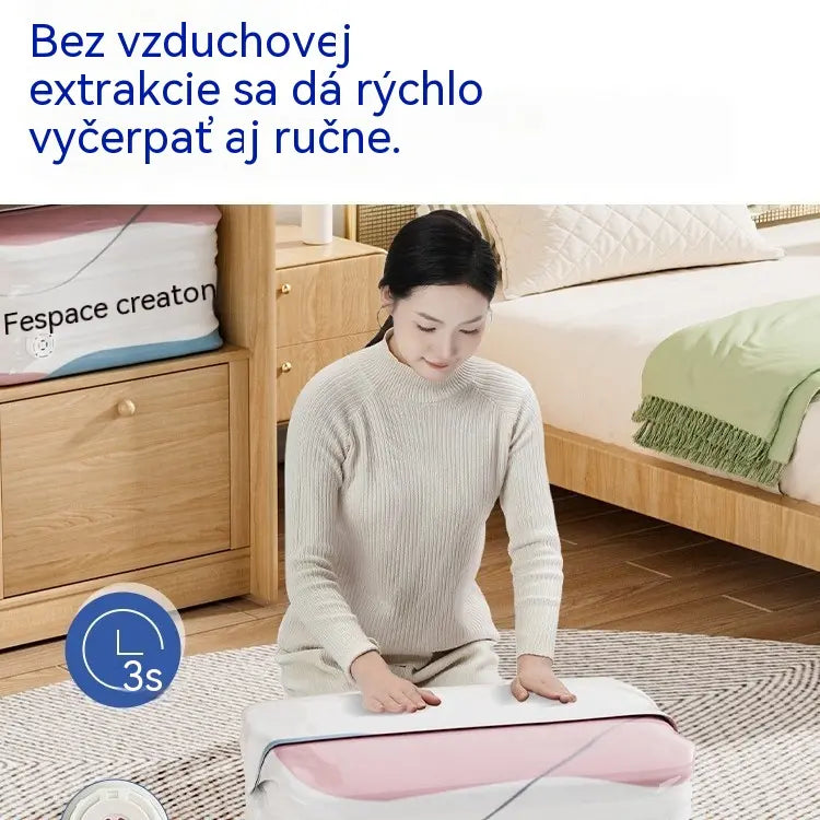 👕📦【🔥5 kusů 590 Kč】Kompresní sáčky na uložení oblečení, nevyžadují vysávání, zesílená konstrukce.