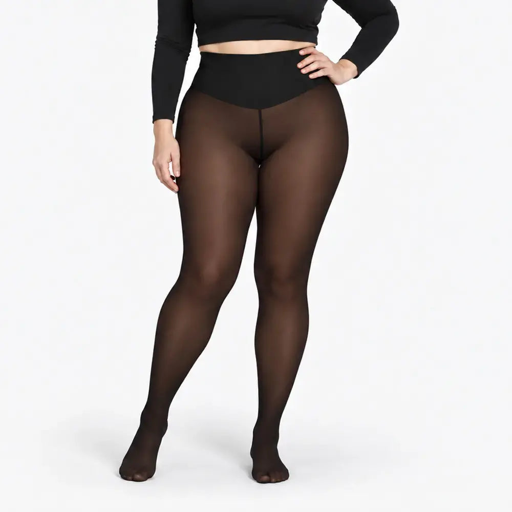 ✨【XS–3XL / 4 szín】Tél se legyen akadály! Meleg harisnya, ami bőrnek látszik 🥰