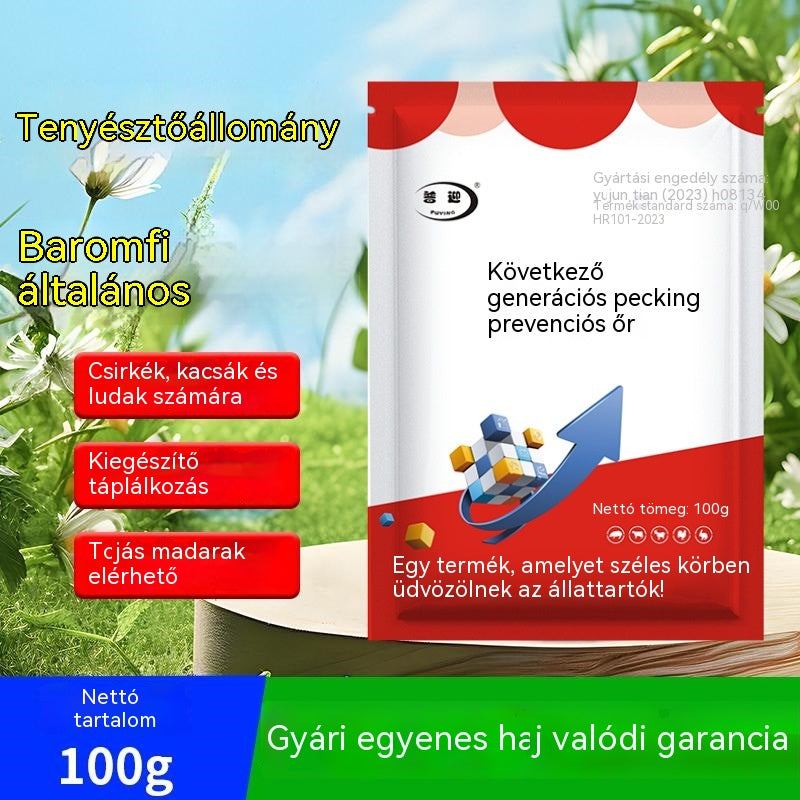 đăVĂĄsĂĄrolj egyet, kapsz egyet ingyenăđĂllatorvosi nyomelem-kiegĂ©szĂtĆ a csipkedĂ©s megelĆzĂ©sĂ©re. Alkalmas csirkĂ©k, kacsĂĄk, libĂĄk Ă©s minden olyan đŁĂĄllat szĂĄmĂĄra, amely a kloĂĄkĂĄjĂĄt, tollĂĄt vagy tojĂĄsait csipkedi.