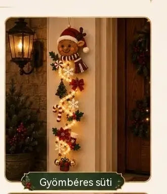 🎄🎃Utolsó nap! 🎅Élvezze a 49% kedvezményt a kivilágított karácsonyi ajtódíszekre!