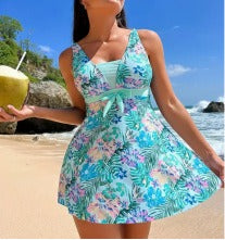 🏖️👙【Korlátozott ideig érvényes ajánlat: 50% kedvezmény】🌴【S-6XL】Elegantni kupaći kostim plus veličina s printom
