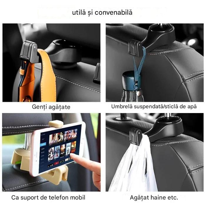 🚗Γάντζος καθίσματος αυτοκινήτου/πολυλειτουργικός κρυφός γάντζος/θήκη κινητού τηλεφώνου + διάφορα κρεμαστά αντικείμενα και προμήθειες αυτοκινήτου