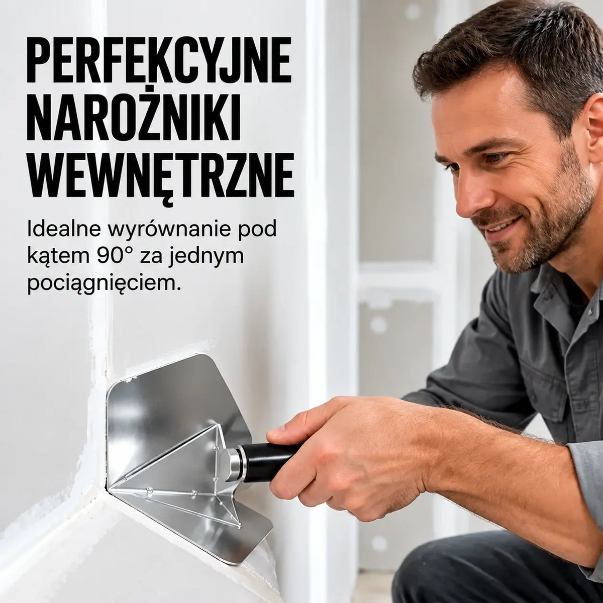 š„ćStal nierdzewnaćNarożna paca ze stali nierdzewnej