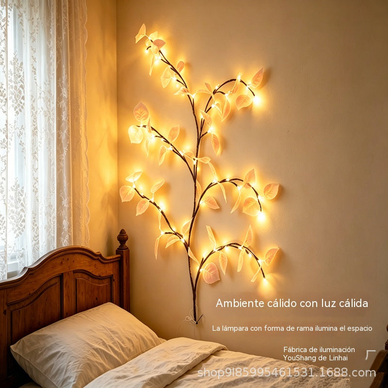 ✨ Luces LED flexibles con forma de rama trepadora y mariposas: crea un ambiente mágico y acogedor en tu hogar 🦋💡