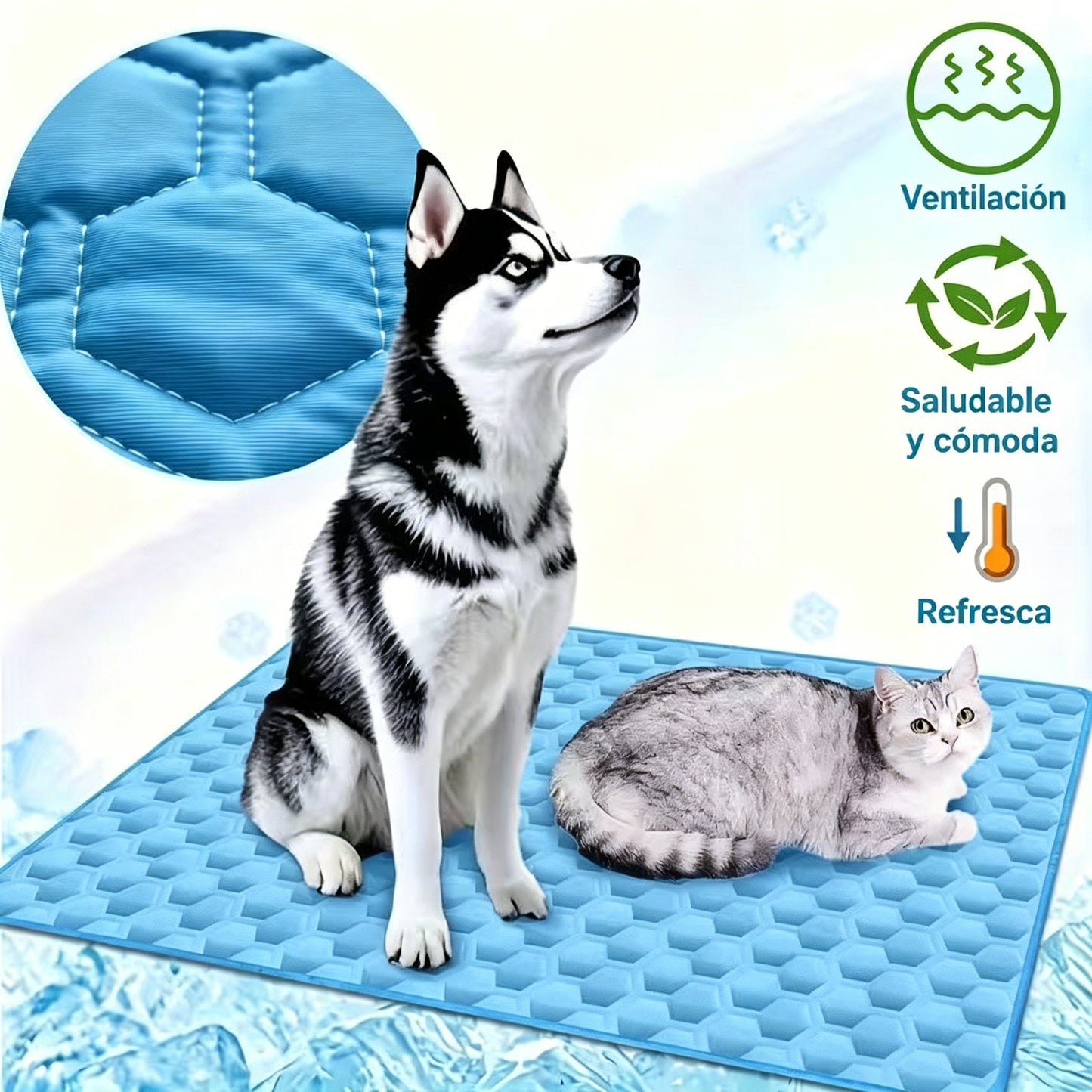 🧊🐶 Hűsítő szőnyeg kutyáknak és macskáknak – a megkönnyebbülés, amire kedvenceidnek szüksége van ezen a nyáron 🐱✨