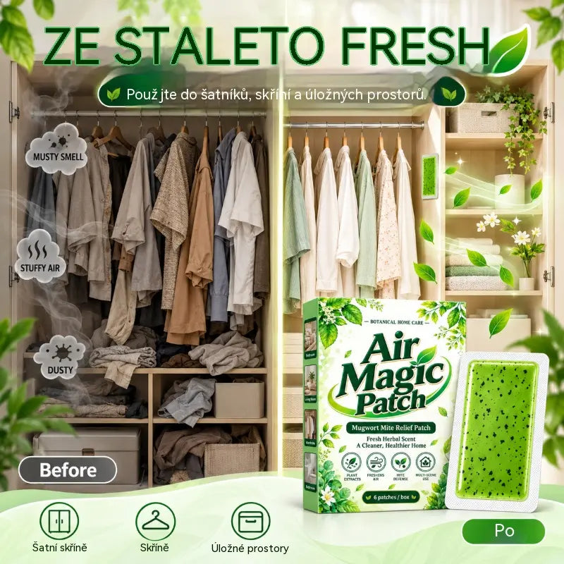 🔥🌿【4 krabičky/24 tablet stojí 25 eur】🚫🪳Dlouhodobě působící lepicí náplast s obsahem pelyňku pro úlevu od potíží způsobených roztoči – 1 balení (6 náplastí)
