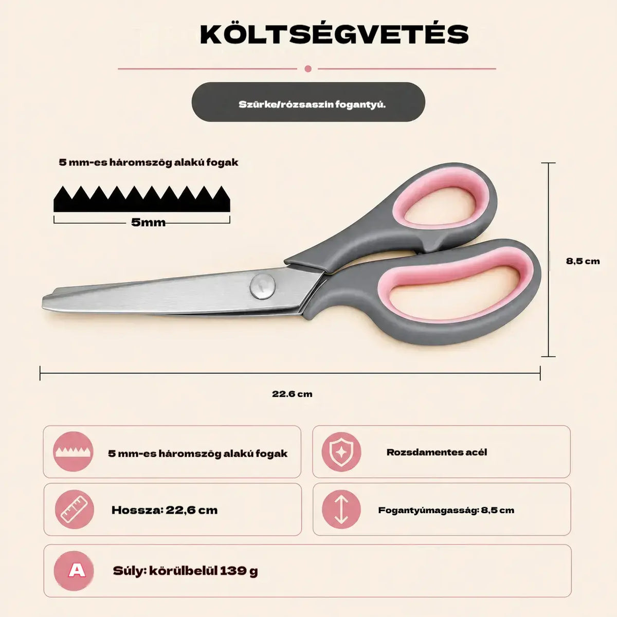 ✂️🧵Multifunkcionális kézműves olló, könnyedén készíthetsz gyönyörű csipkét!