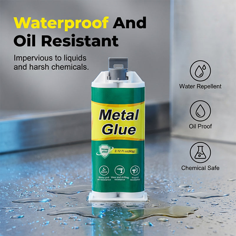 🛠️ Pegamento AB de alta calidad y resistencia para reparación de metales