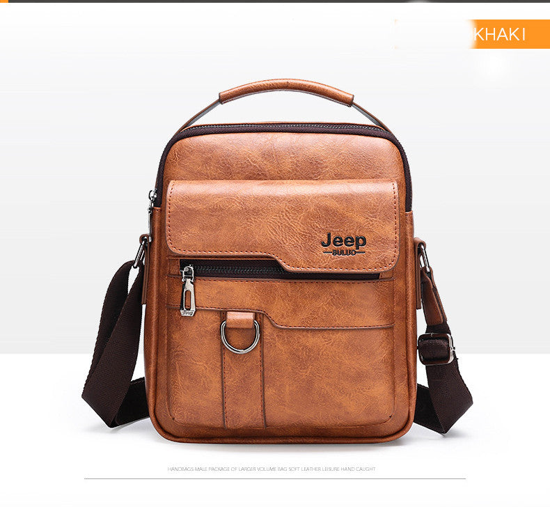🔥【Agotado pronto】Bolso de moda casual de piel de vaca para hombre