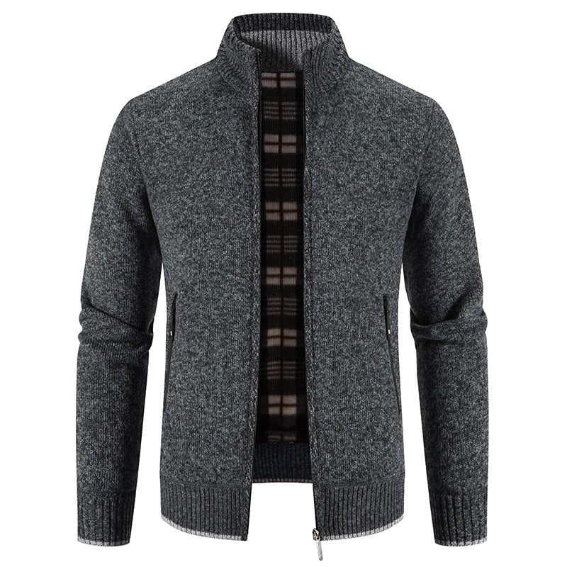 1 sztuka 149 zł🔥【M-3XL】Męski, swobodny, polarowy sweter rozpinany
