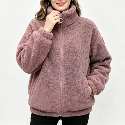 😍 Polovičná cena! 【M-4XL】Zimná fleecová bunda, zosilnená baránková bunda, hrejivá vesta