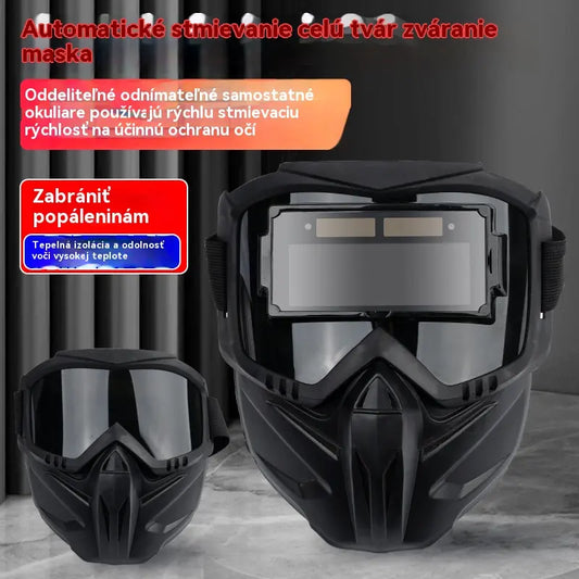 🔥Celotvárovú zváraciu masku s automatickou výmenou svetla