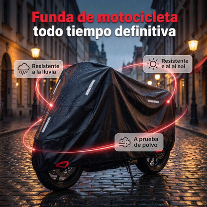 🏍️ Minden időjárási körülményhez alkalmas motorkerékpár-takaró | Vízálló, tartós és UV-álló | A legtöbb motorkerékpár-modellhez illeszkedik 🌧️☀️