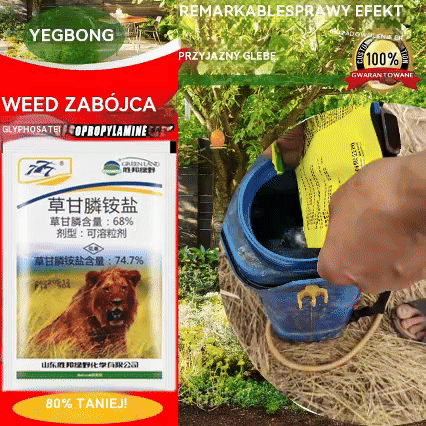 👍🌱 Sušený fosforečnan amónny s obsahom glyfozátu dokáže ničiť a predchádzať výskytu rôznych burín, popínavých a plazivých rastlín.