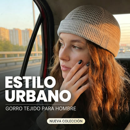 🔥Gorro Docker transpirable sin visera para hombre - Gorro de malla ligero para actividades al aire libre en verano