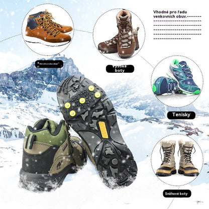 👴🚶🏔️❄️Αγοράστε 2, πάρτε 2 δωρεάν🔥Αντιολισθητική λαβή με πέντε δόντια και αόρατα κραμπόν, απαραίτητη για υπαίθριες δραστηριότητες.