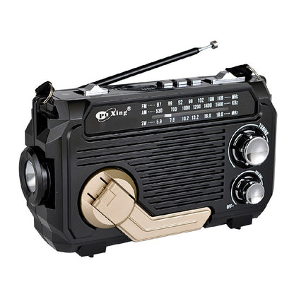 【45% OFF】Radio de emergencia portátil con carga manual y luz LED