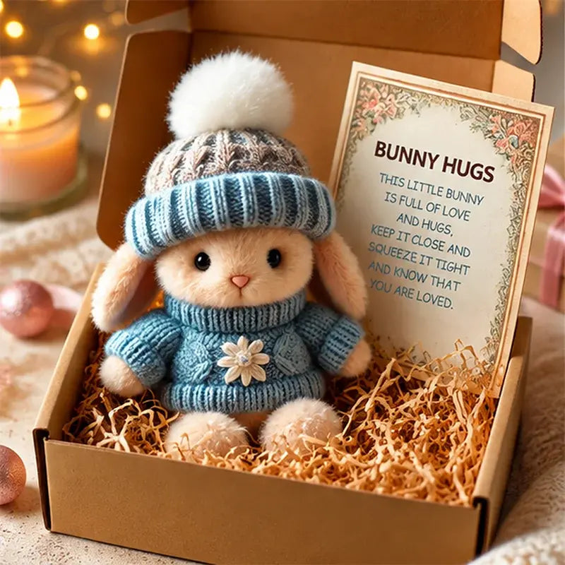 🎁🐇Mini plüss nyuszi - aranyos húsvéti ajándék