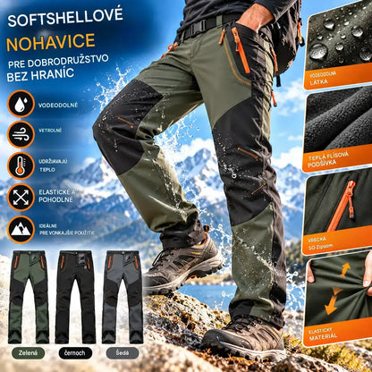 【💥Visoka kvaliteta】【S-5XL】Muške planinarske hlače, mekane, vodootporne, otporne na vjetar, prozračne, tople i od debelog flisa za sportove na otvorenom.