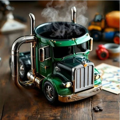 🚛Căni de cafea lucrate manual pentru semi-camioane