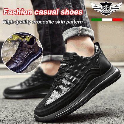 👞【38-48】🐊Luxus olasz sportcipők krokodilmintával