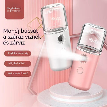 💦【2 darab】Nano Spray Hidratáló Eszköz | Azonnal mélyen behatol a bőrbe, hidratál anélkül, hogy tönkretenné a sminket✨