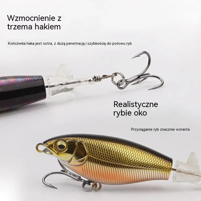 🐟🎣【6 sztuk】Przynęta w kształcie śmigła Bionic Minnow Tractor