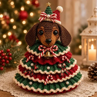 🧶 DIY horgolt készlet karácsonyfához állatokkal | Tartalmazza a fonalat, a tűt és a lépésről lépésre útmutatót | Kézzel készített karácsonyi dekoráció 🎄