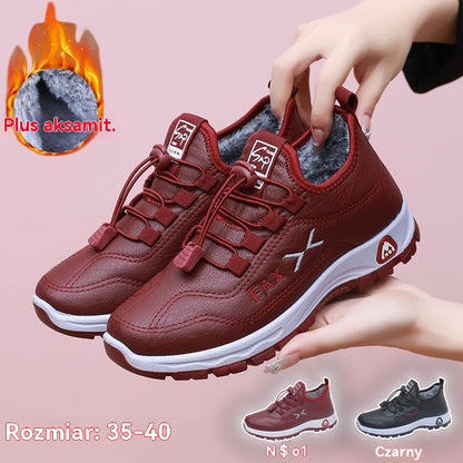 ✨✨【36-42】Dámské ručně vyráběné bavlněné sametové kozačky Nový zimní styl