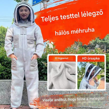 【M-2XL】🐝Méhecske mintás overál 3D pamuthálóból