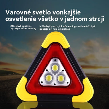 🔥Nuevo producto 2026🔥 Luz de advertencia triangular solar de emergencia tres en uno