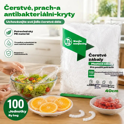 ⏳50% sleva🔥【300 kusů】570Kč🎉Čím více nakoupíte, tím více ušetříte🎁Jednorázové strečové obaly na jídlo, vhodné na misky a talíře