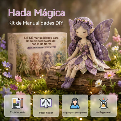 🌸50% kedvezmény - Mesebeli varrás sorozat - Saját készítésű patchwork tündérbaba készlet✨👼
