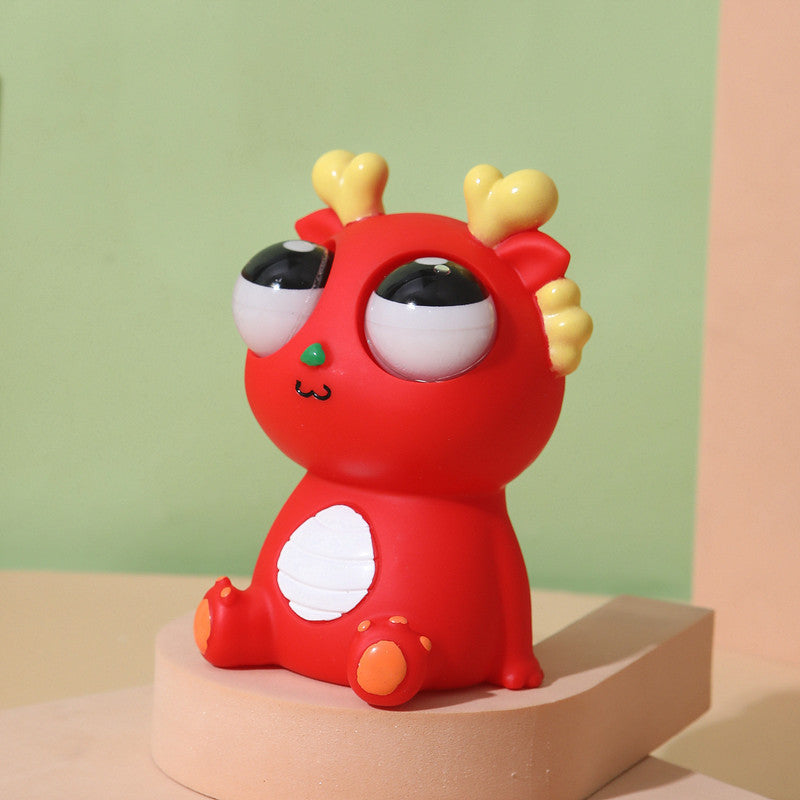 🔥Hity prodejů🔥Hračka na úlevu od stresu Pop-Eyed Dragon - Stlačitelná figurka draka s vyvalenýma očima