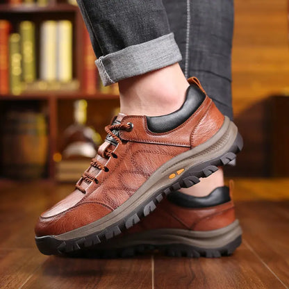🔥👞Bestseller so zľavou 40 % – Nové módne pánske kožené topánky na začiatok jesene 2025, mimoriadne pohodlné