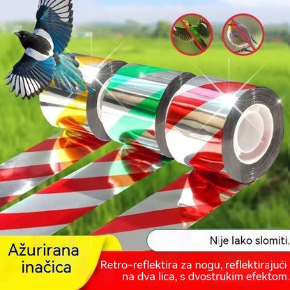 🔥【45% POPUSTA】🐦🐦🐦Šarene trake za odbijanje ptica, trake koje sprječavaju ptice da uđu u voćnjak.