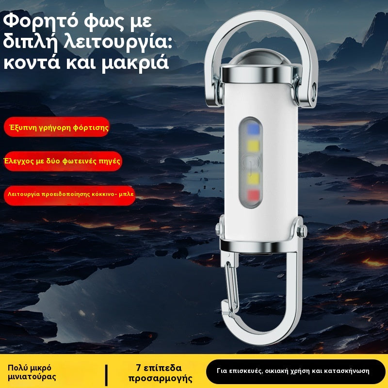 🔥 【Kúpte 1 a získajte 1 zadarmo】🔥 Super jasná, vodotesná mini baterka na kľúče – silný výkon!