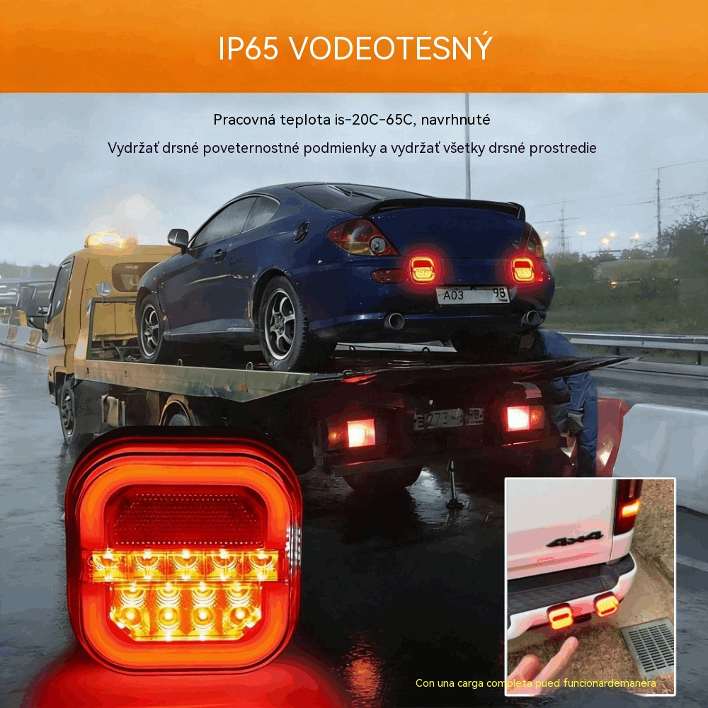 【Univerzálne 12V/24V】 LED svetlá pre prívesy