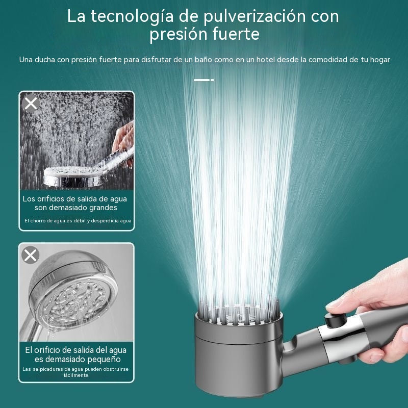 🚿🔥Cabezal de ducha de alta presión y masaje 6 en 1