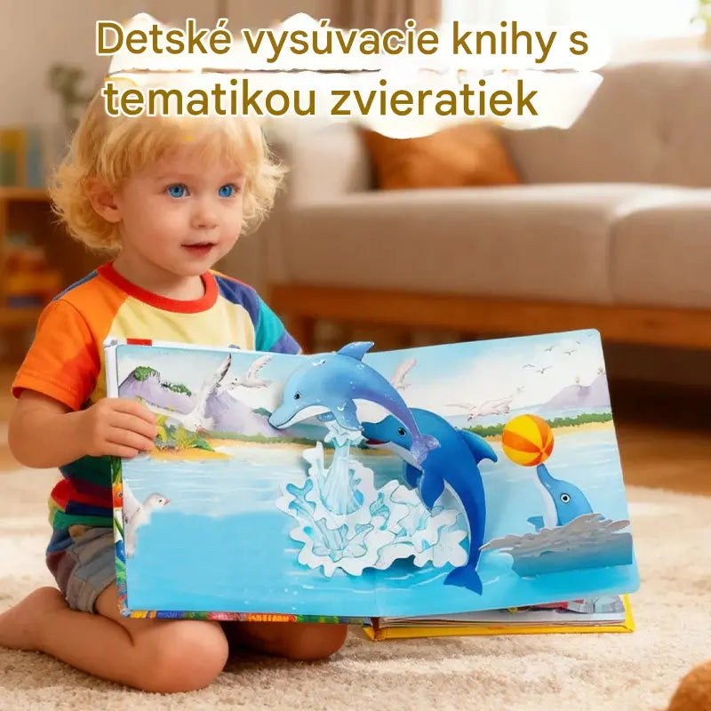 3 részes szett 🎁🎁 3D-s állatos felugró könyv
